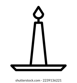 candle illustration vector and logo new year icon perfect. Icon sign from modern collection for mobile concept and web. Nice design perfect.