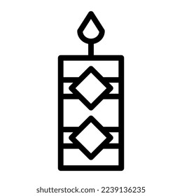 candle illustration vector and logo new year icon perfect. Icon sign from modern collection for mobile concept and web. Nice design perfect.