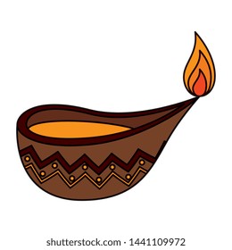 candle indian ornamental accessory icon
