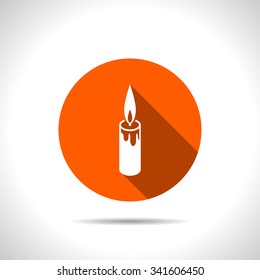 candle isometric 3d icon