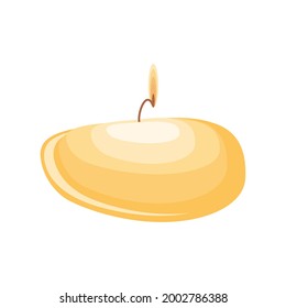 candle light decoraton isolated icon