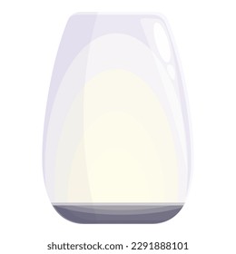 Candle light lamp icon cartoon vector. House design. Modern room