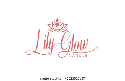 candle light line art logo vector minimalist illustration design, hot candle melt logo design