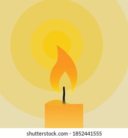 Candle Light Vector suitable for celebration Diwali Day or romantic dinner  - Powered by Shutterstock - Get 15% off with code: PIKWIZARD15