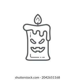 candle Line icon for business website,apps, and many more