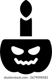 Diseño de icono de estilo de línea de vela