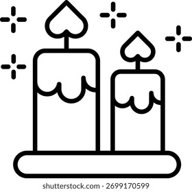 Línea de vela Vector Icon Design