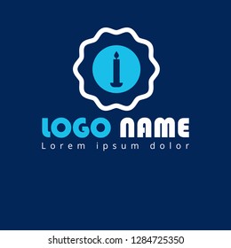 
candle logo concept. Designed for your web site design, logo, app, UI.