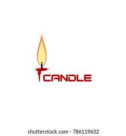 Candle Logo Design