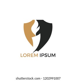 candle logo design. Natural gas business company modern trendy fresh energy abstract symbol design.