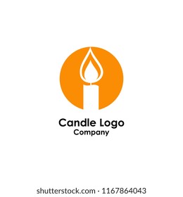 candle logo template