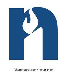 candle logo vector.