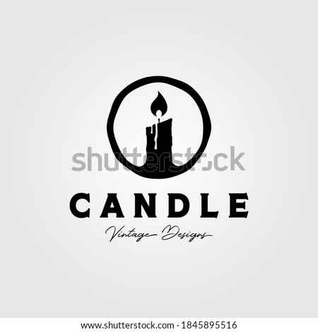 Similar – Image, Stock Photo Candlelight in a circle