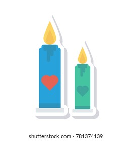 candle love and romance 