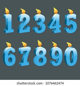 Candle Number Set