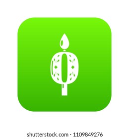 Candle numbering icon. Simple illustration of candle numbering vector icon for web