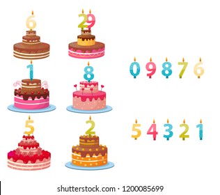 candle numbers for cake