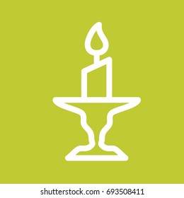 Candle on Stand