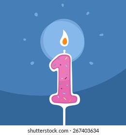 Candle One Year