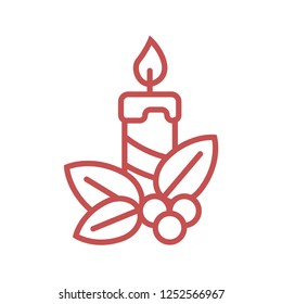 Candle outline icon