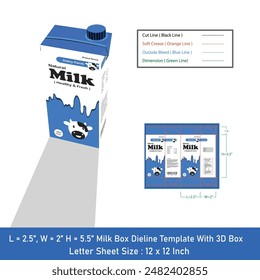 Candle Packaging box Size 4x4x4 inch dieline template, vector design