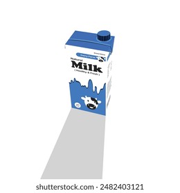 Candle Packaging Box Größe 4x4x4 Zoll Dieline Vorlage, Vektorgrafik Design