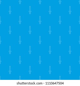 Candle pattern vector seamless blue repeat for any use
