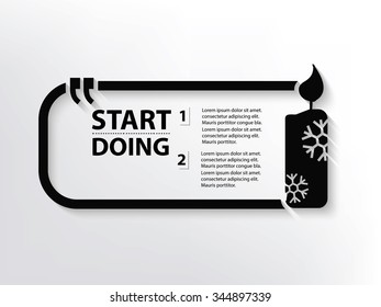 Candle Quotation Mark Speech Bubble,design