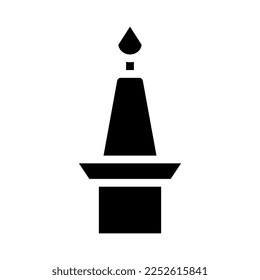 candle solid icon style chinese new year illustration vector perfect. Icon sign from modern collection for web. Nice design perfect.