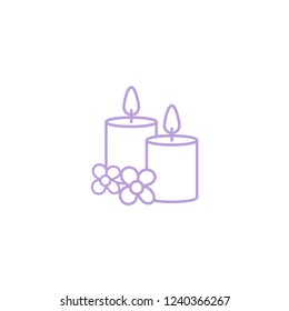 candle spa icon