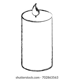 candle spa isolated icon