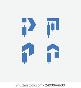 Icono de carta y carta P