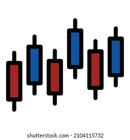 candle stick graph chart analytics strategy invest investment business plan icon