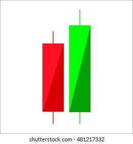 Candle Stick Graph Trading Chart To Analyze The Trade In The Foreign Exchange And Stock Market. Forex Market. Forex Trading. Japanese Candles.