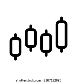 Candle Stick Icon Vector Symbol Design Illustration