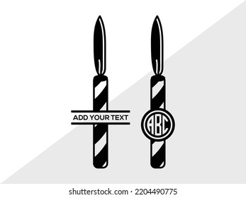 Candle SVG Printable Vector Illustration