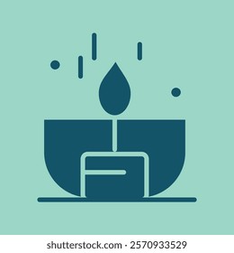Candle trendy artwork useful abstract vector illustration colorful valuable design.eps