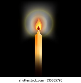 candle vector design