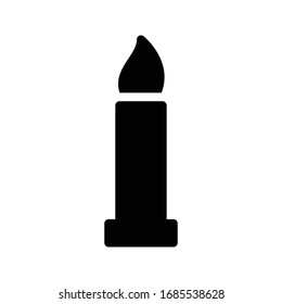 Vektorillustration-Symbol für Kerzen 