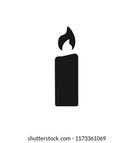 candle vector icon 10 eps