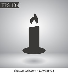 candle vector icon 10 eps