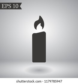 candle vector icon 10 eps