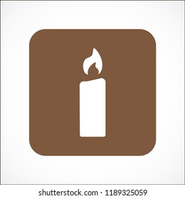 candle vector icon 10 eps