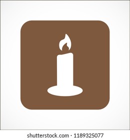 candle vector icon 10 eps