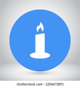 candle vector icon 10 eps
