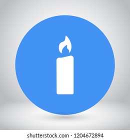 candle vector icon 10 eps