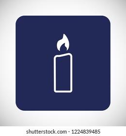 candle vector icon 10 eps