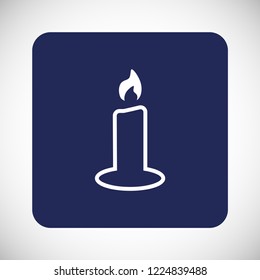 candle vector icon 10 eps