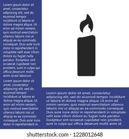 candle vector icon 10 eps