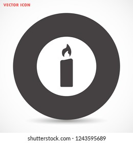 candle vector icon 10 eps